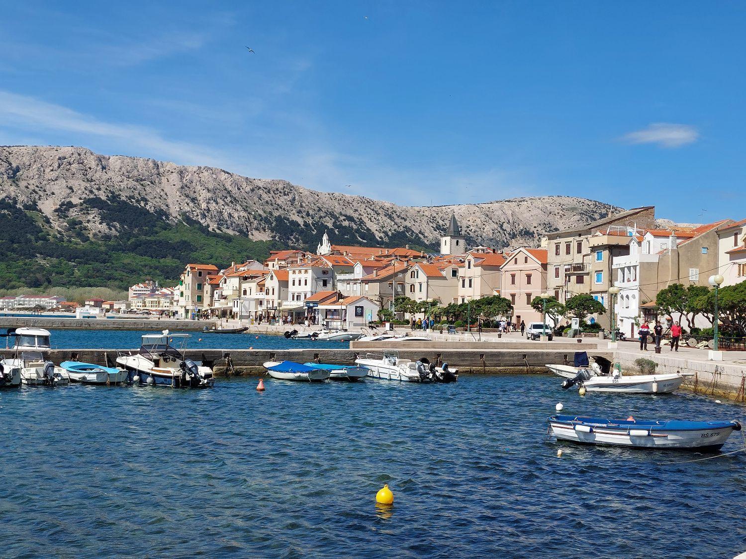 Erste Reihe Zum Meer Baška Exteriör bild