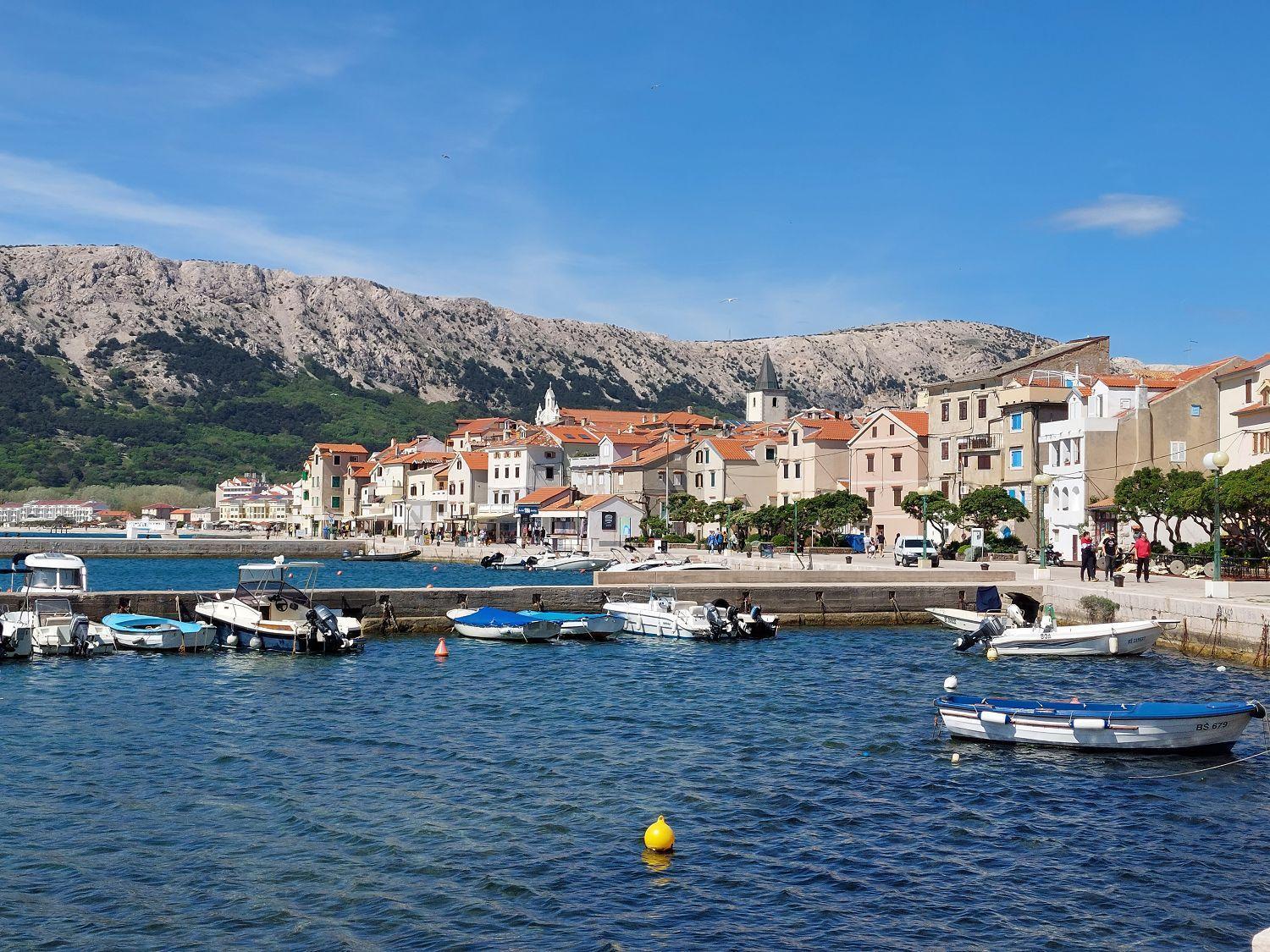 Erste Reihe Zum Meer Baška Exteriör bild