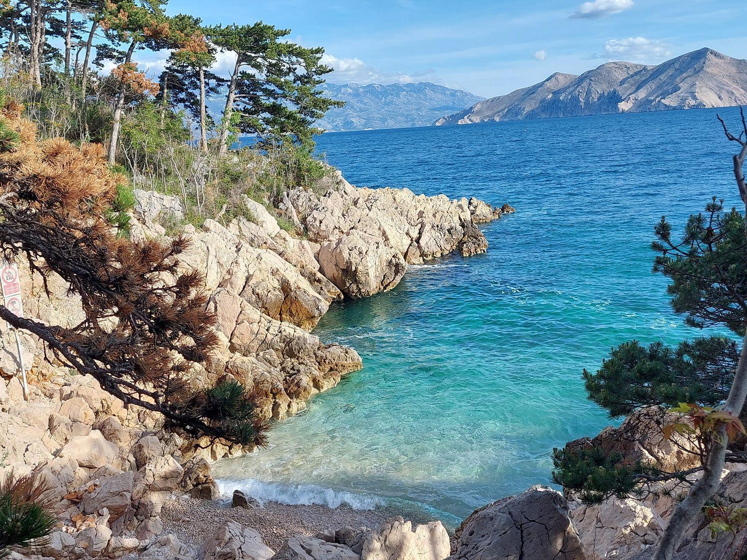Erste Reihe Zum Meer Baška Exteriör bild
